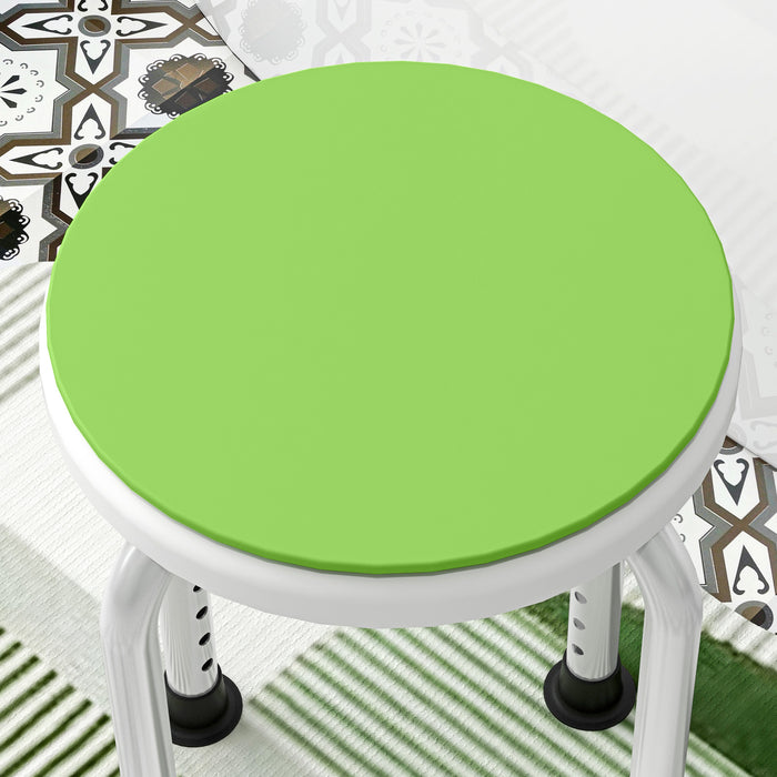 360 Degree Swivel Shower Stool w/ Non-Slip Feet for Disabled Green