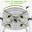 360 Degree Swivel Shower Stool w/ Non-Slip Feet for Disabled Green