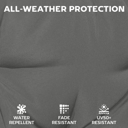 Seat Cushions with Machine Washable Cover Dark Grey