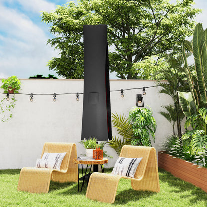 Parasol Umbrella Cover, Outdoor Protector for Garden, Grey