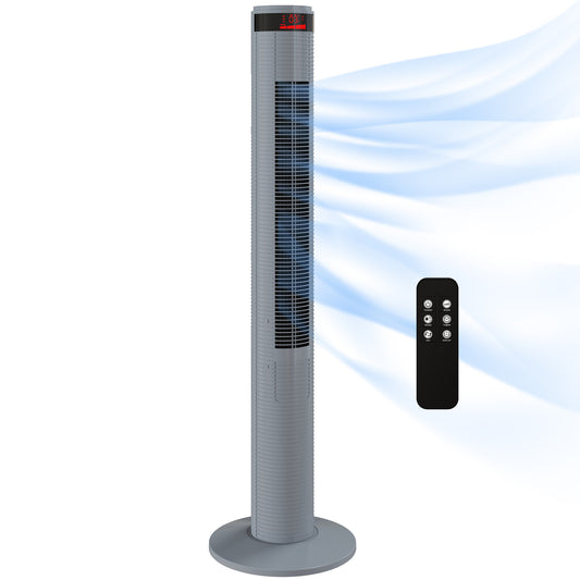 Oscillating Tower Fan Remote Control 3 Speed Modes Cooling Machine