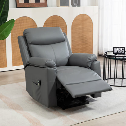 Power Lift Chair Electric Riser Armchair with Remote Control, Grey