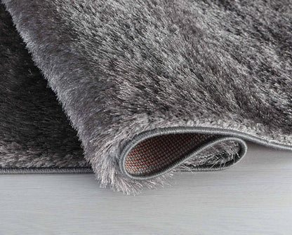 California Modern Soft Plain Shimmer Shaggy Area Rugs - 2 Colours Available