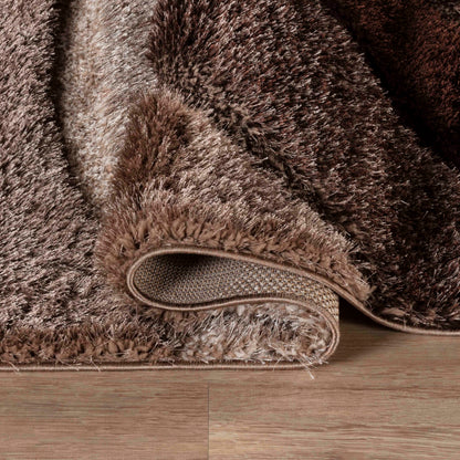 California Modern Soft Waves Shimmer Shaggy Area Rugs - 3 Colours Available
