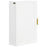 kleankin Bathroom Wall Cabinet, Over Toilet Storage Cupboard with Adjustable Shelves for Hallway, Living Room, White