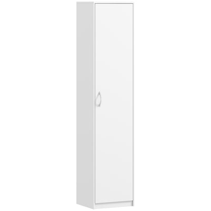 5-Tier Pantry Storage Cabinet with Adjustable Shelves for Dining Room
