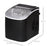 Ice Maker Machine Counter Top, 12Kg in 24 Hrs, 9 Cubes Ready in 6-12Mins, Portable Ice Cube Maker with Ice Scoop and Basket, Black