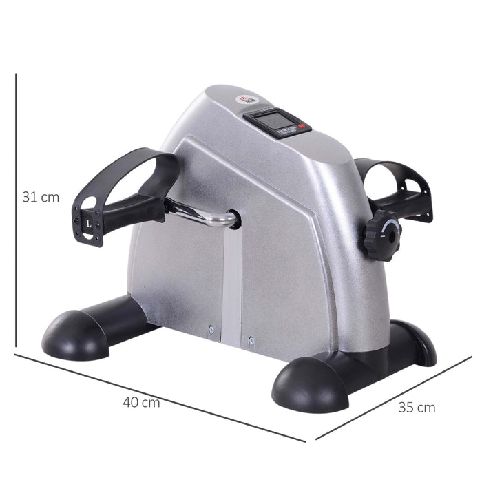 Mini Exercise Bike Fitness W/LCD Display, 9Wx 40Dx 31Hcm-Silver