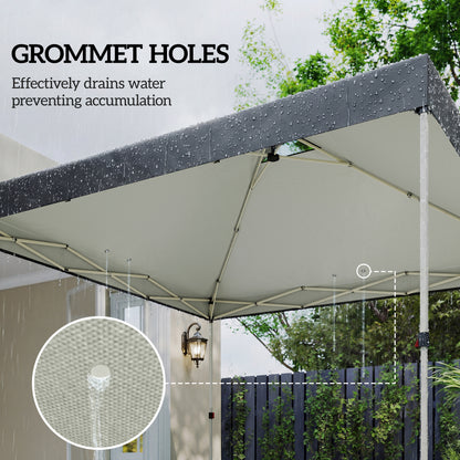 gazebo roof replacement UV50+ Waterproof 3x3(m) Black