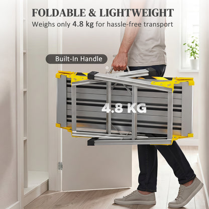 Work Bench, Foldable Garage Table, Aluminium Alloy, 150 kg