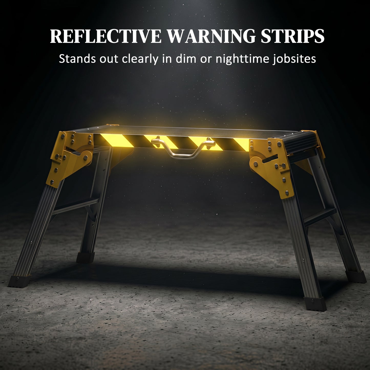 Work Bench, Foldable Garage Table, Aluminium Alloy, 150 kg