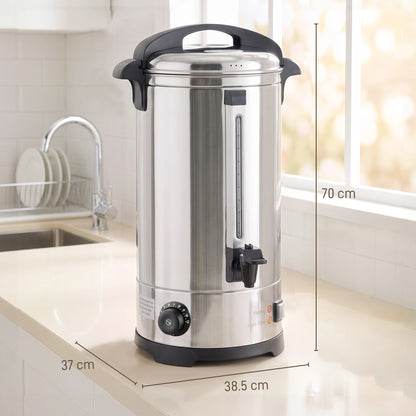 24L Catering Urn, 2500W Stainless Steel Tea Urn with Keep Warm