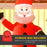 7ft Christmas Inflatable Santa Claus from Chimney with LED Lights