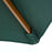 2.5m Wooden Garden Patio Parasol Umbrella-Green