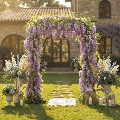 Garden Arch, Rose Arch, 180 x 40 x 215 cm, Black