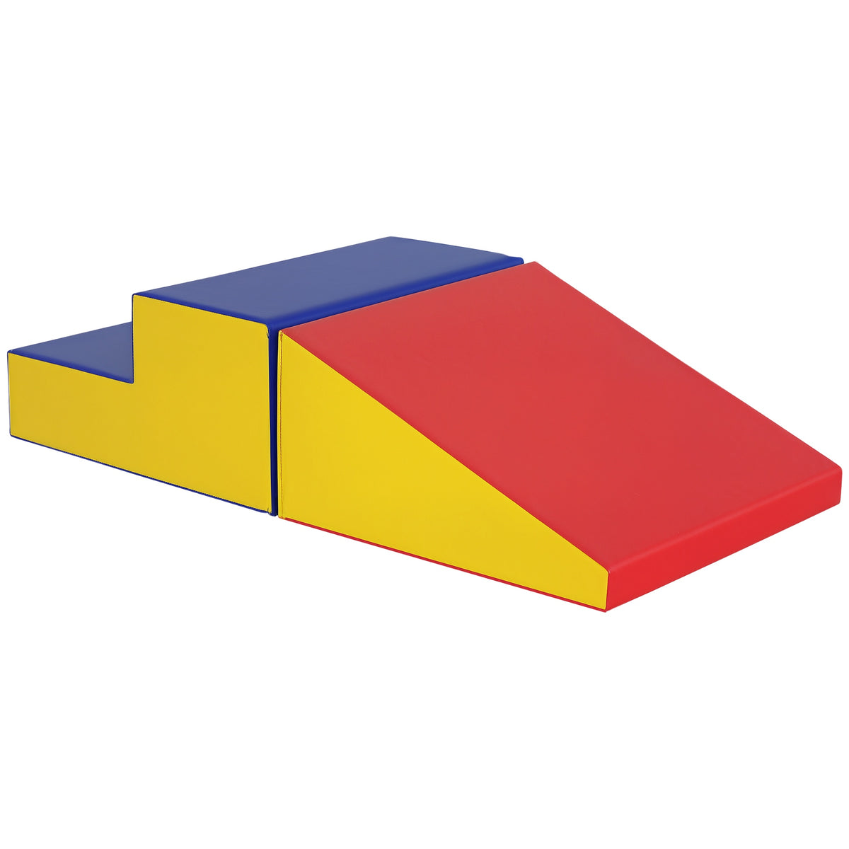 2-Piece Soft Playset for Toddlers, Climb, Crawl, Red