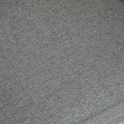 Compact Loveseat Sofa, Modern 2 Seater Sofa for Living Room with Wood Legs and Armrests, Grey