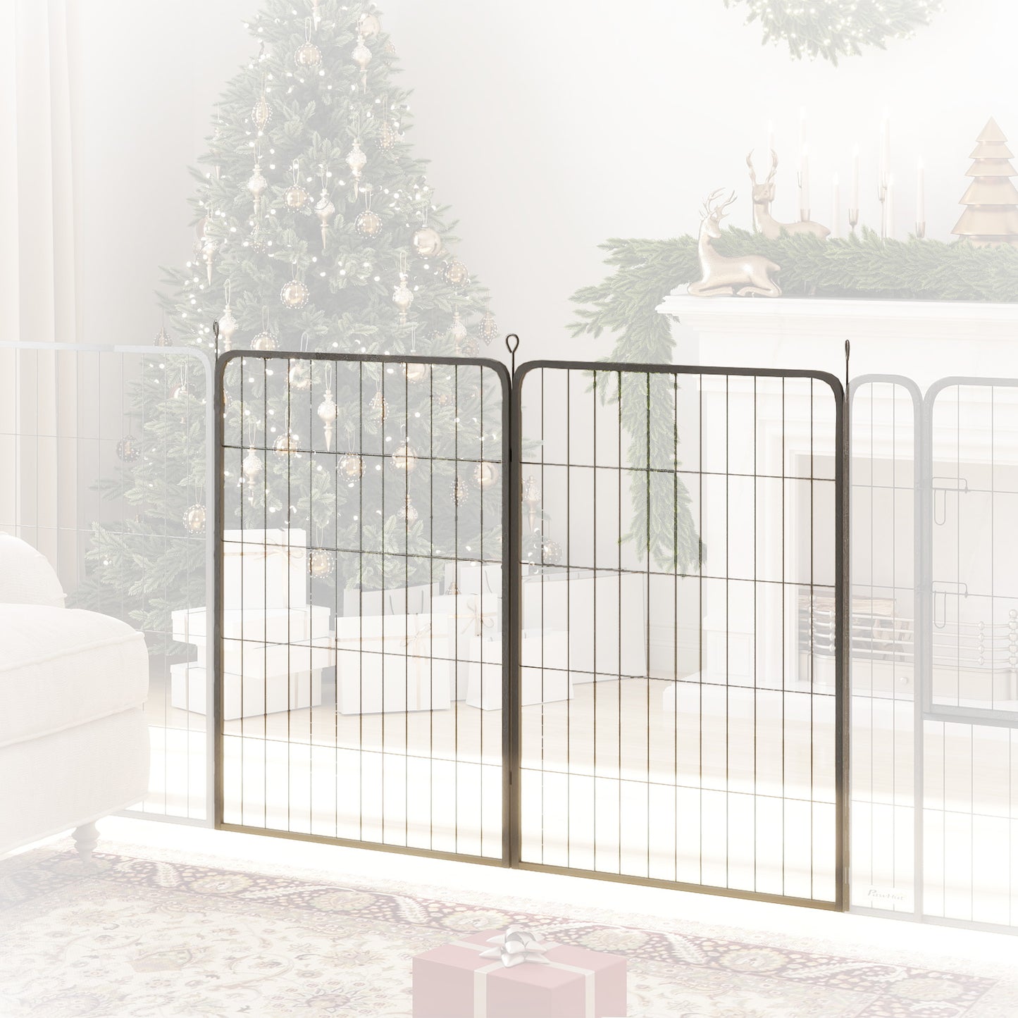 Easy Folding Pet Stroller for Large Dogs, Black