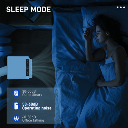 Mobile Air Conditioner W/ RC Cooling Sleeping Mode Portable White 1003W