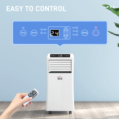 Mobile Air Conditioner W/ RC Cooling Sleeping Mode Portable White 1003W
