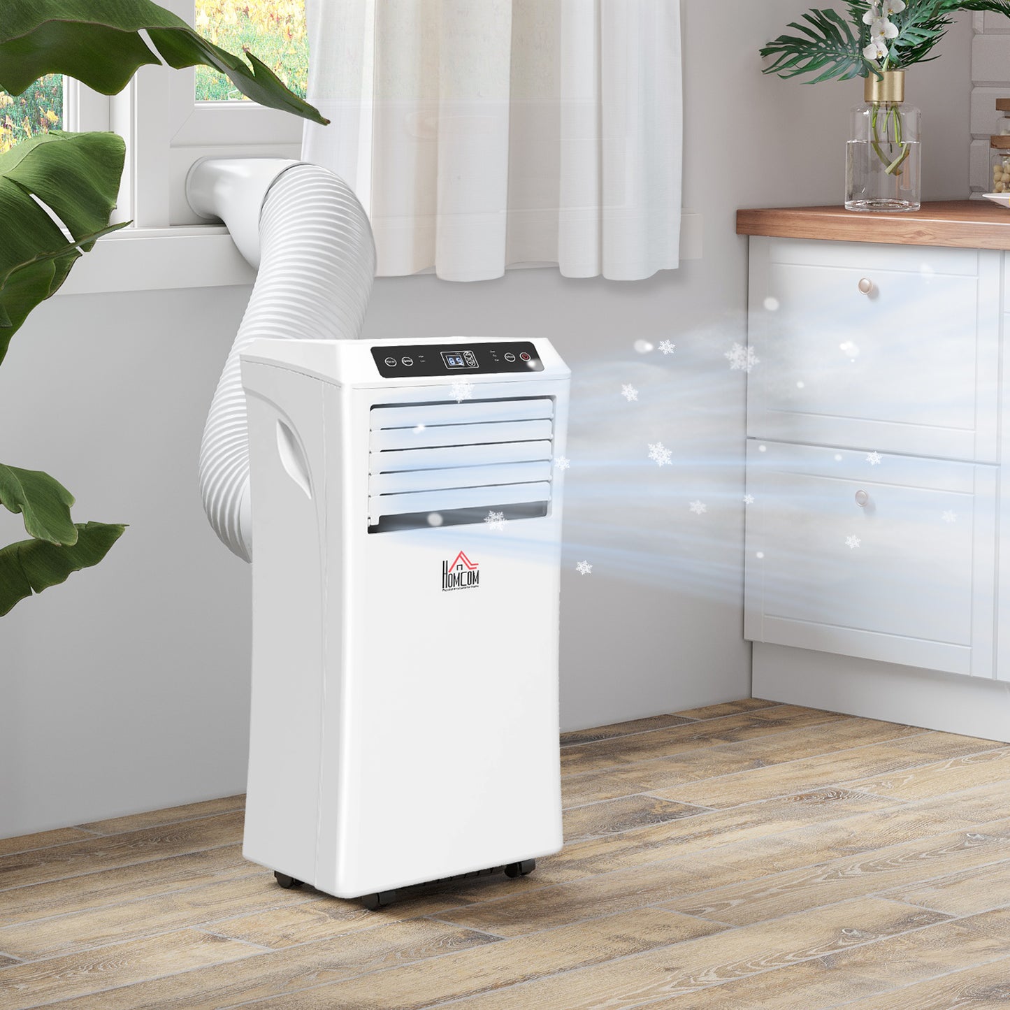 Mobile Air Conditioner W/ RC Cooling Sleeping Mode Portable White 1003W