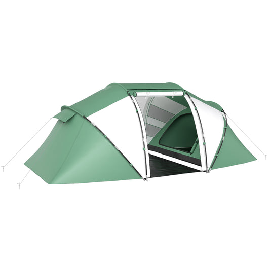 4-6 Persons Camping Tent Dome Family Travel Group Hiking Room Fishing