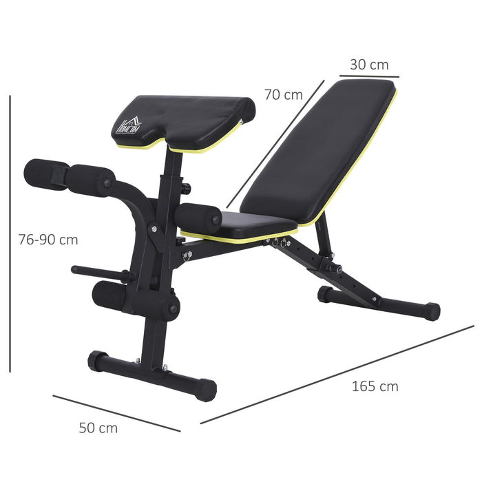 Multi-Functional Dumbbell Weight Bench Adjustable Sit-Up Stand For Home Gym With Adjustable Seat and Back Angle