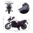 Kids Electric Pedal Motorcycle Ride-On Toy Battery Powered Rechargeable 6V Realistic Sounds 3 km/h Max Speed for Girls Boy 18 - 48 months White