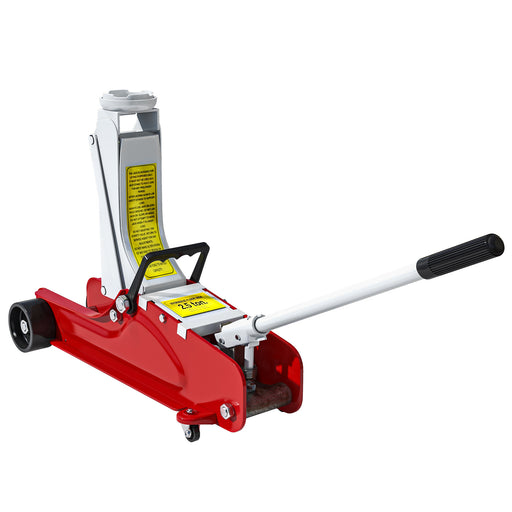 Hydraulic Low Profile Jack 8-38cm 2.5 Ton Racing Car Jack Kit, Red