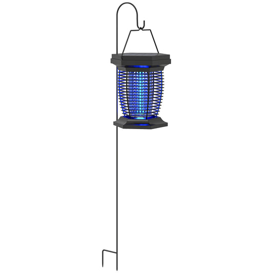 2-in-1 Electric Fly Zapper with UVA Light, Hanging Garden Lantern