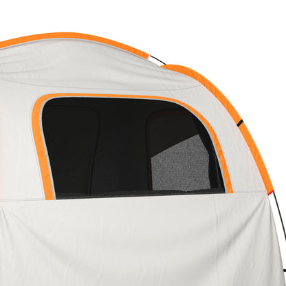 SUV Car Tent for Camping, Waterproof PU2000mm, 5 Man Tailgate Tent, for SUV Van Pickup, 2.4 x 2.1 m, Grey and Orange