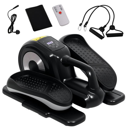 Mini Elliptical Machine, Seated Pedal Exerciser w/ Remote Control