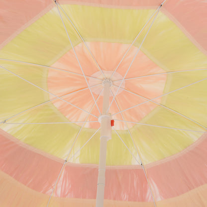 Garden Patio Hawaii Beach Sun Umbrella Sunshade Outdoor Folding Tilting Parasol