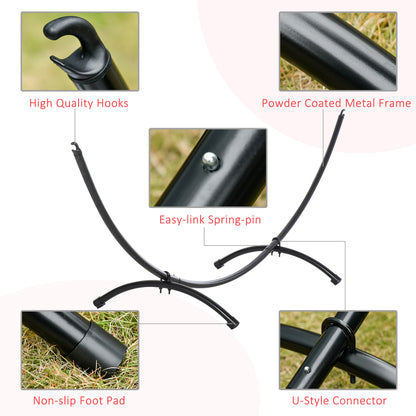 3(m) Universal Hammock Stand Metal Frame Garden Camping Picnic Outdoor Patio Replacement √¢¬Ä¬ì Stand Only