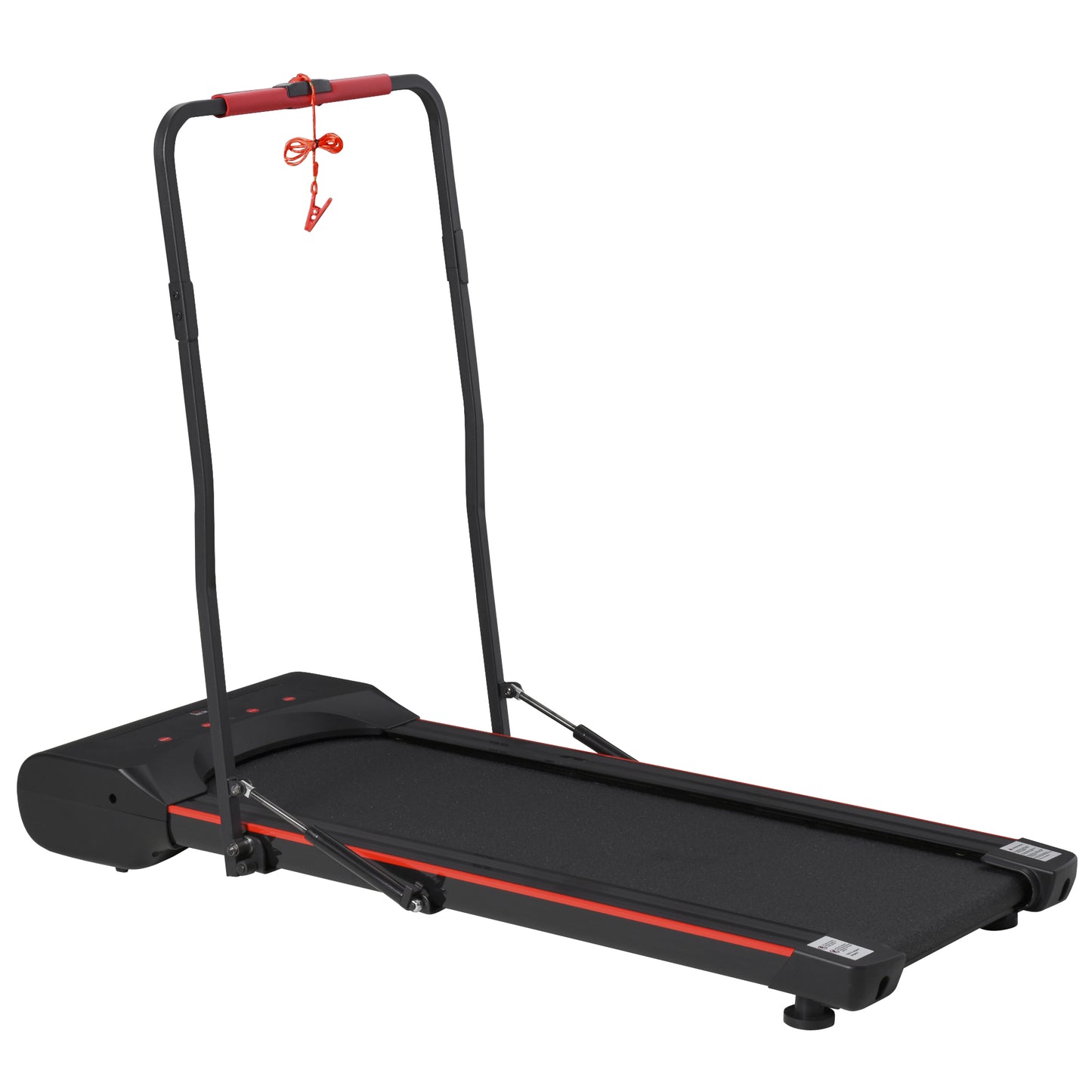 Foldable Walking Machine Treadmill 1-6km/h with LED Display & Remote Control Exercise Fitness for Home