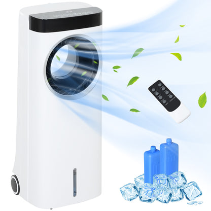 Bladeless Evaporative Air Cooler, 6.5L Fan, Humidifier & Air Clean