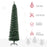 7.5FT Artificial Snow Dipped Christmas Tree Home Indoor Decoration Green