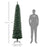 7.5FT Artificial Snow Dipped Christmas Tree Home Indoor Decoration Green