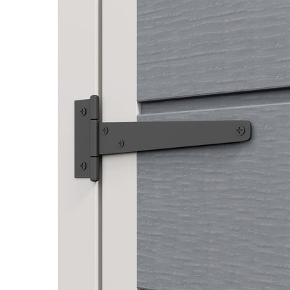 5' x 3' Garden Shed w/ Floor, Lockable Door, Window and Vent, Grey