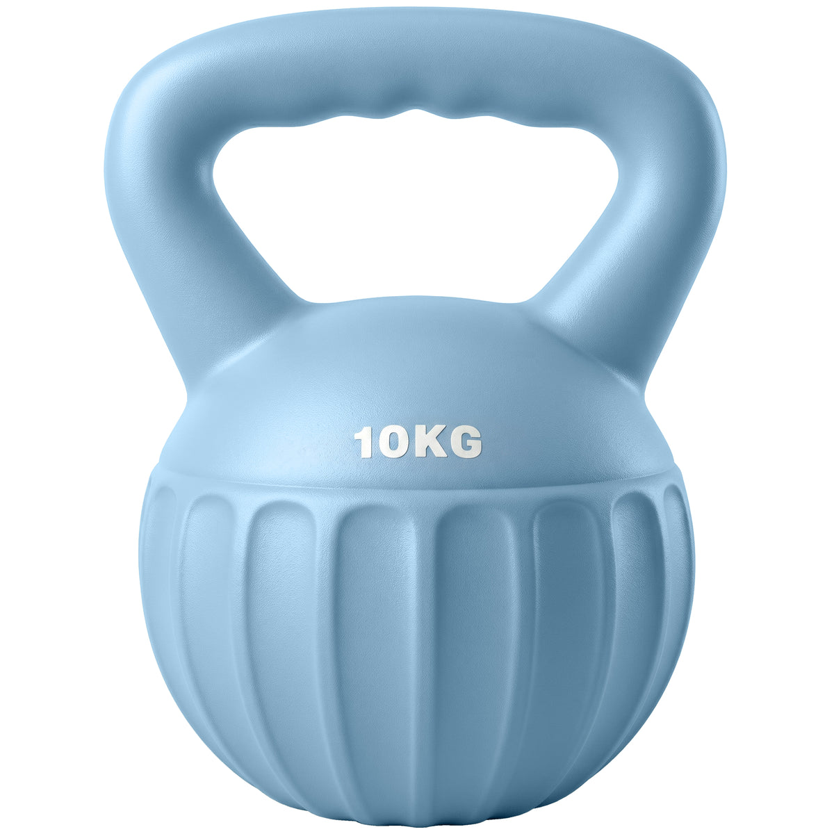 10kg Kettlebell with Non-Slip Handle - Blue