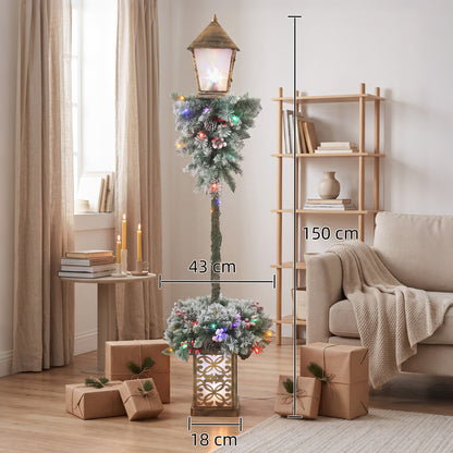 Christmas Street Lamp, Outdoor Lighted Christmas Tree Lamp Post