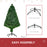 Prelit Christmas Tree Artificial Tree, Metal Base, Pre-Lit, 1.2m