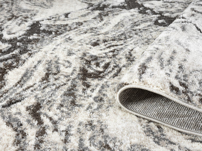 Eleanor Modern Embossed Living Room Area Rug - Abstract Design - 2 Colours Available