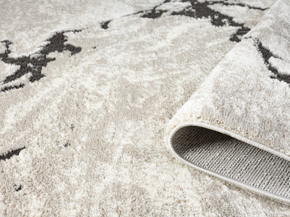 Eleanor Modern Embossed Living Room Area Rug - Abstract Design - 2 Colours Available