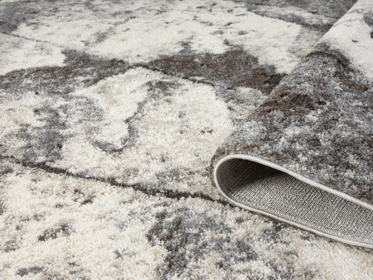 Eleanor Modern Embossed Living Room Area Rug - Slate Design - 2 Colours Available