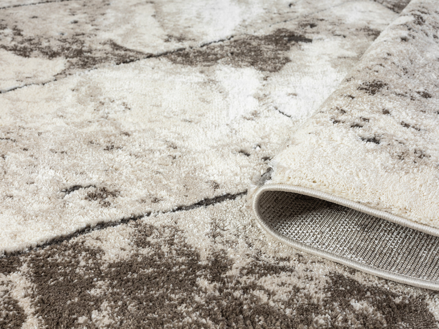 Eleanor Modern Embossed Living Room Area Rug - Slate Design - 2 Colours Available