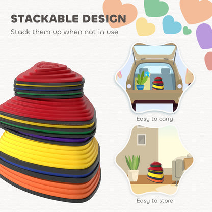 11 Pieces Stepping Stones for Balance and Motor Skills