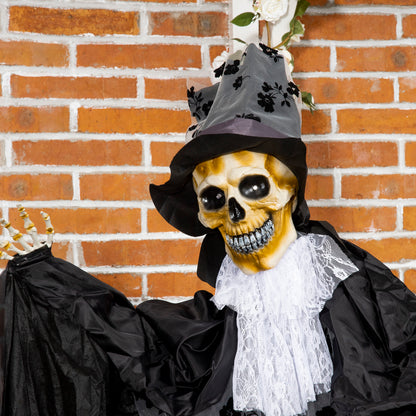 189cm Animated Prop Ghost Bridegroom, Indoor Halloween Decorations