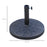 13kg Resin Umbrella Stand Holder, Garden Parasol Base for 38mm or 48mm Outdoor Umbrella Poles, Bronze Tone