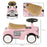 Foot to Floor Slider with Steering Wheel, for Ages 12-36 Months -  Pink